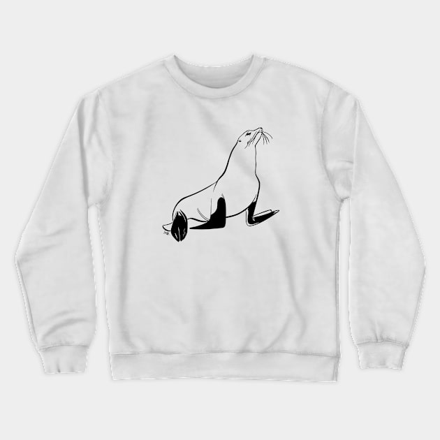 The sea lion escape Crewneck Sweatshirt by scarlettbaily